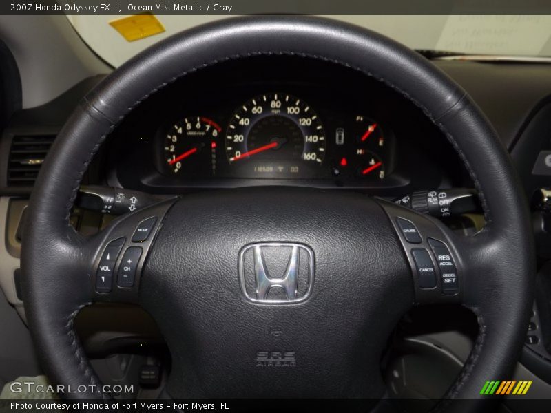 Ocean Mist Metallic / Gray 2007 Honda Odyssey EX-L