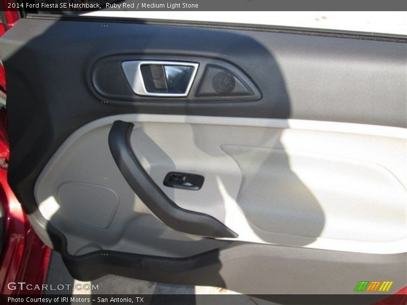 Ruby Red / Medium Light Stone 2014 Ford Fiesta SE Hatchback
