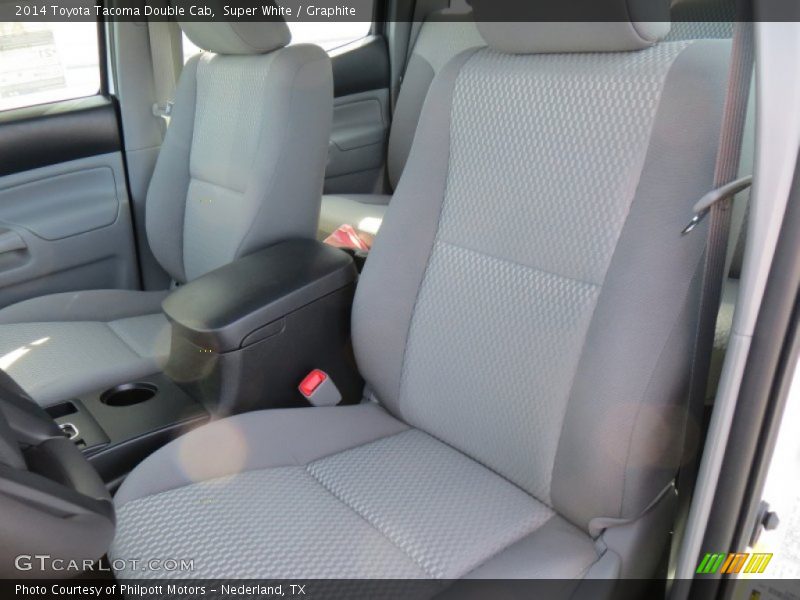 Super White / Graphite 2014 Toyota Tacoma Double Cab