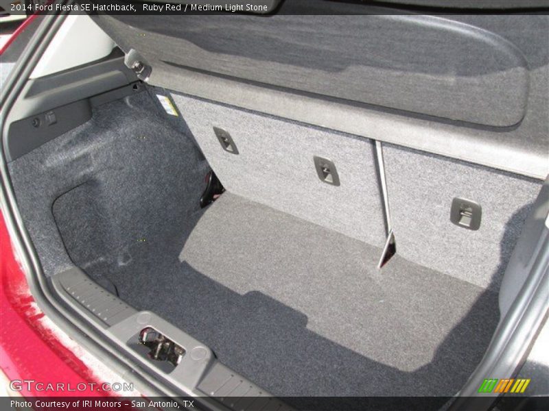 Ruby Red / Medium Light Stone 2014 Ford Fiesta SE Hatchback