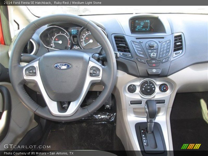 Ruby Red / Medium Light Stone 2014 Ford Fiesta SE Hatchback