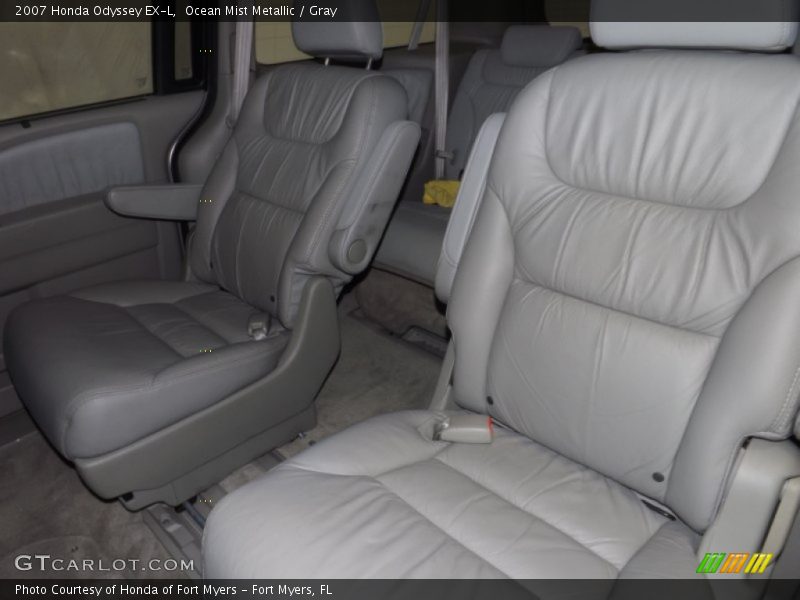 Ocean Mist Metallic / Gray 2007 Honda Odyssey EX-L