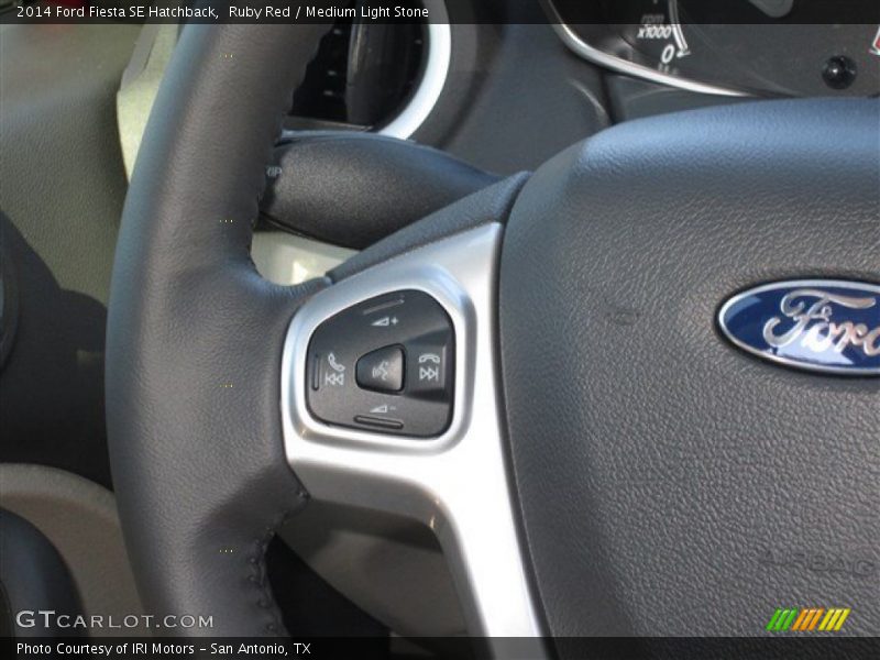 Ruby Red / Medium Light Stone 2014 Ford Fiesta SE Hatchback