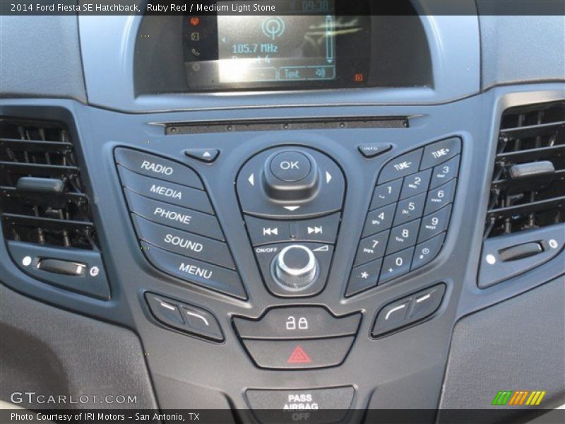 Ruby Red / Medium Light Stone 2014 Ford Fiesta SE Hatchback
