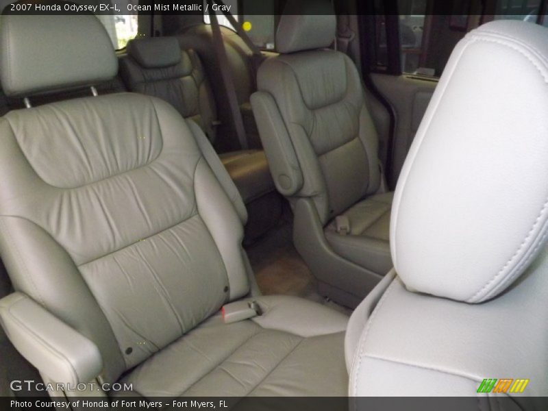 Ocean Mist Metallic / Gray 2007 Honda Odyssey EX-L