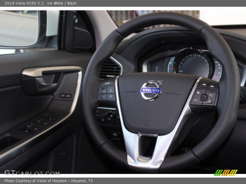 Ice White / Black 2014 Volvo XC60 3.2