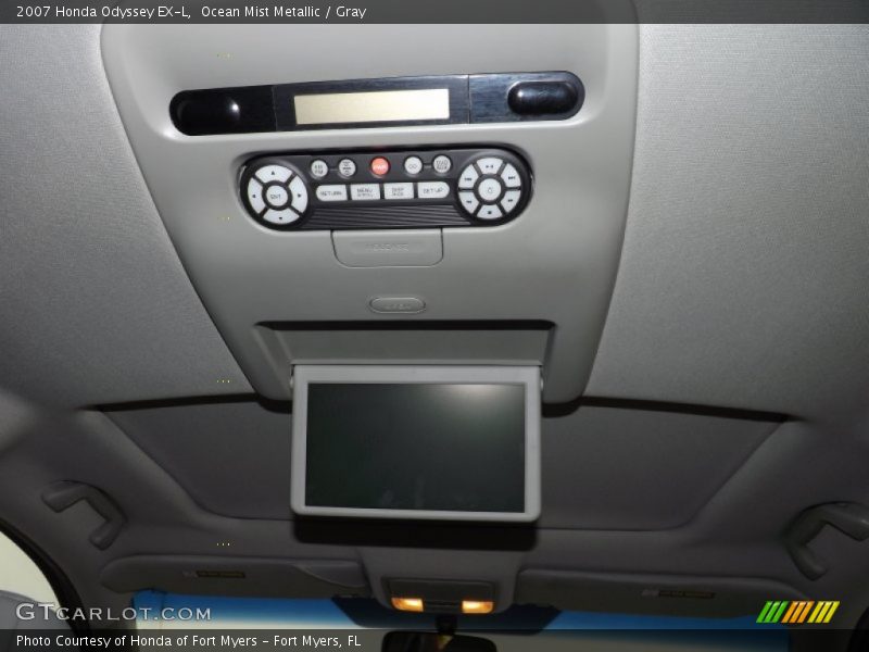 Ocean Mist Metallic / Gray 2007 Honda Odyssey EX-L