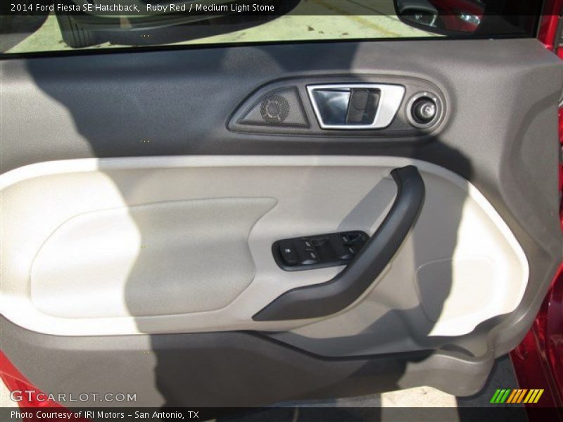 Ruby Red / Medium Light Stone 2014 Ford Fiesta SE Hatchback