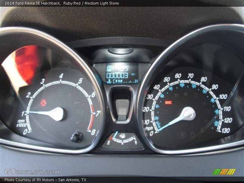 Ruby Red / Medium Light Stone 2014 Ford Fiesta SE Hatchback
