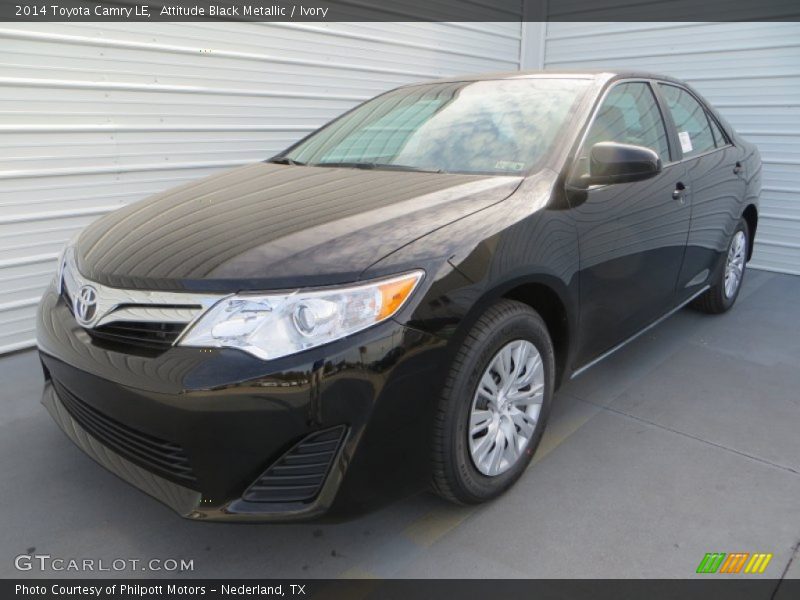 Attitude Black Metallic / Ivory 2014 Toyota Camry LE