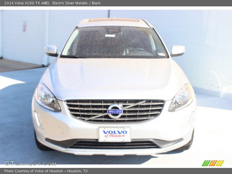 Electric Silver Metallic / Black 2014 Volvo XC60 T6 AWD