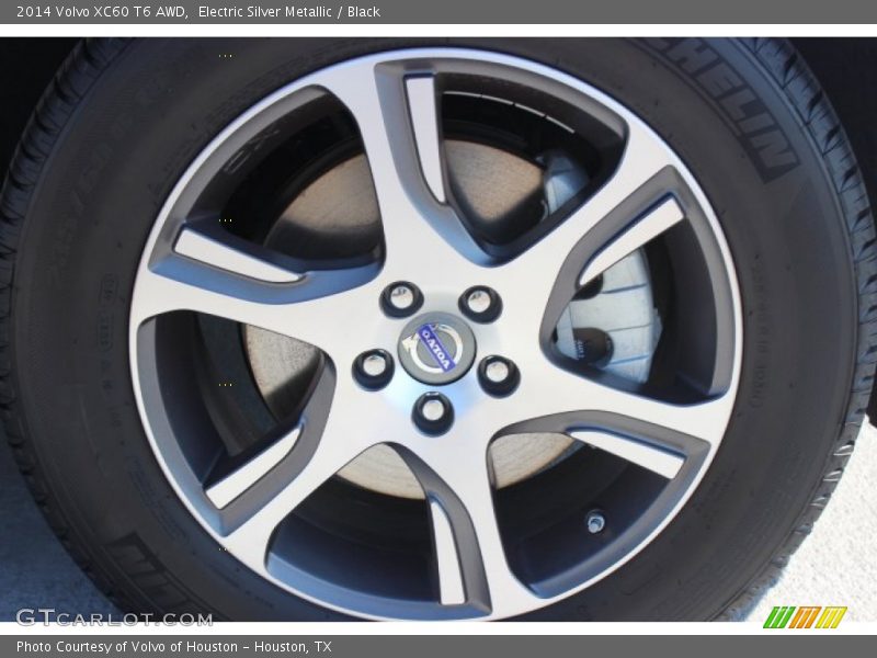 Electric Silver Metallic / Black 2014 Volvo XC60 T6 AWD
