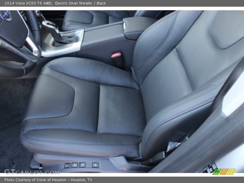 Electric Silver Metallic / Black 2014 Volvo XC60 T6 AWD