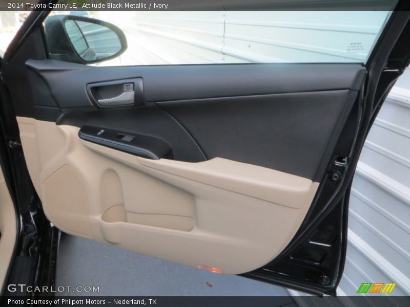 Attitude Black Metallic / Ivory 2014 Toyota Camry LE