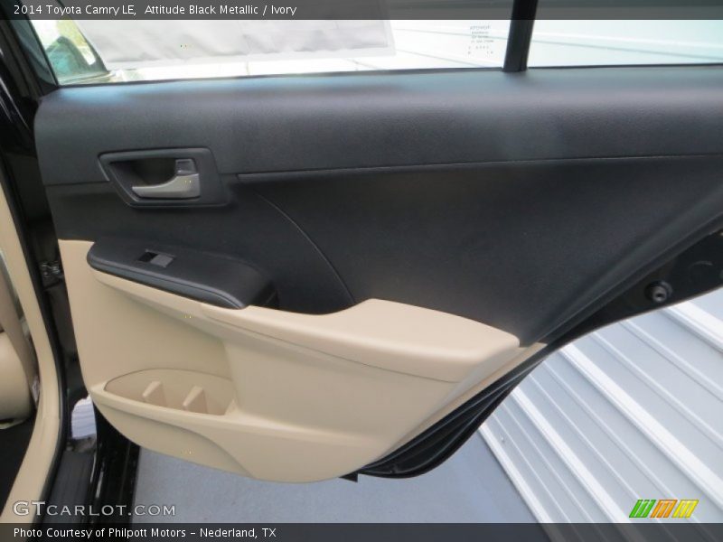 Attitude Black Metallic / Ivory 2014 Toyota Camry LE