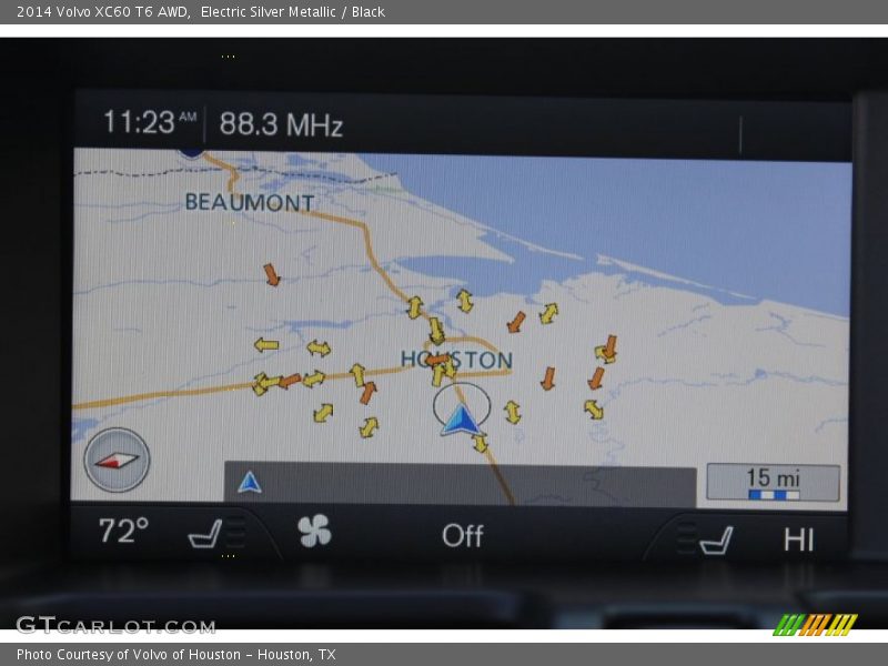 Electric Silver Metallic / Black 2014 Volvo XC60 T6 AWD