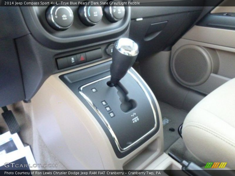 True Blue Pearl / Dark Slate Gray/Light Pebble 2014 Jeep Compass Sport 4x4