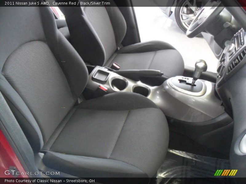 Cayenne Red / Black/Silver Trim 2011 Nissan Juke S AWD