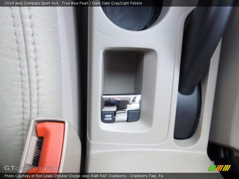 True Blue Pearl / Dark Slate Gray/Light Pebble 2014 Jeep Compass Sport 4x4