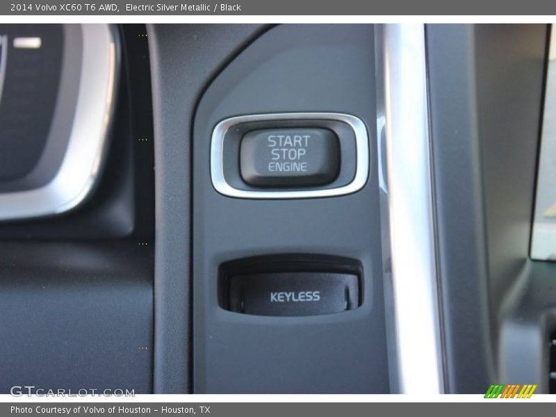 Electric Silver Metallic / Black 2014 Volvo XC60 T6 AWD