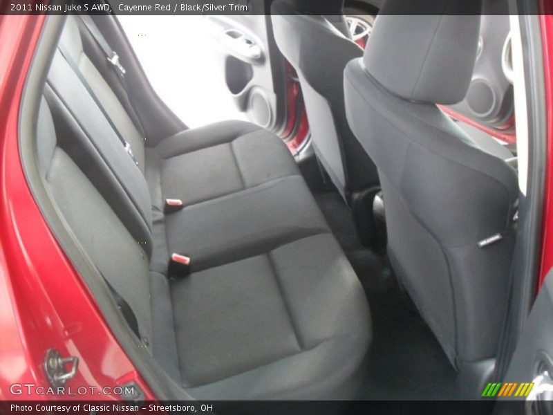 Cayenne Red / Black/Silver Trim 2011 Nissan Juke S AWD