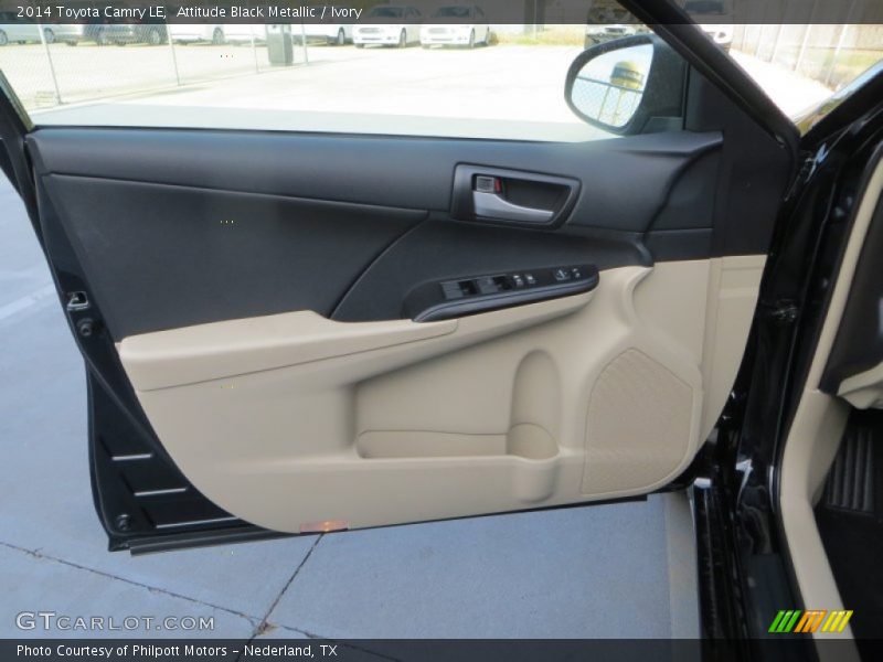 Attitude Black Metallic / Ivory 2014 Toyota Camry LE