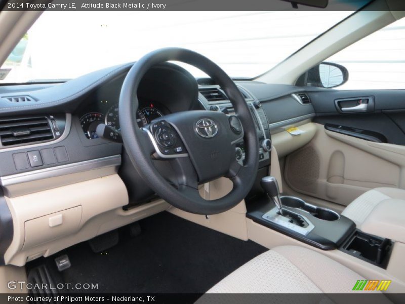 Ivory Interior - 2014 Camry LE 