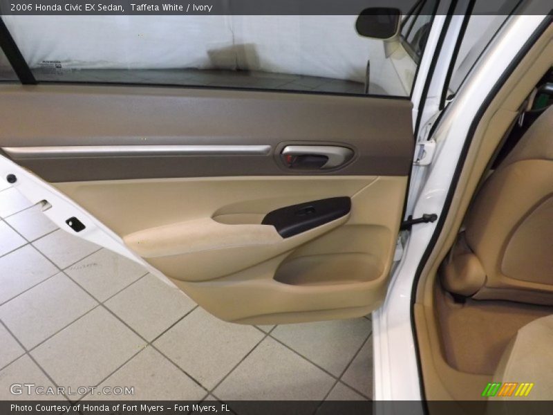 Taffeta White / Ivory 2006 Honda Civic EX Sedan