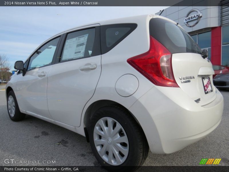 Aspen White / Charcoal 2014 Nissan Versa Note S Plus