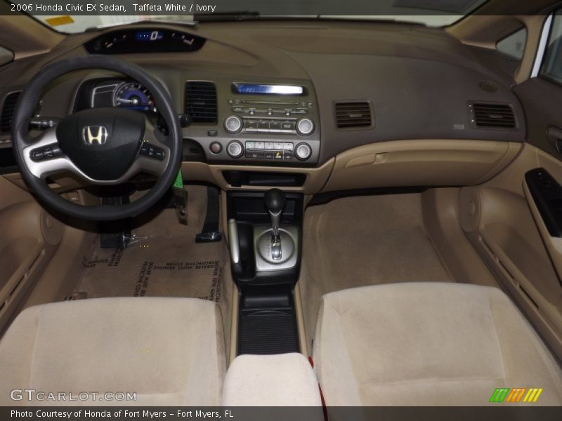 Taffeta White / Ivory 2006 Honda Civic EX Sedan