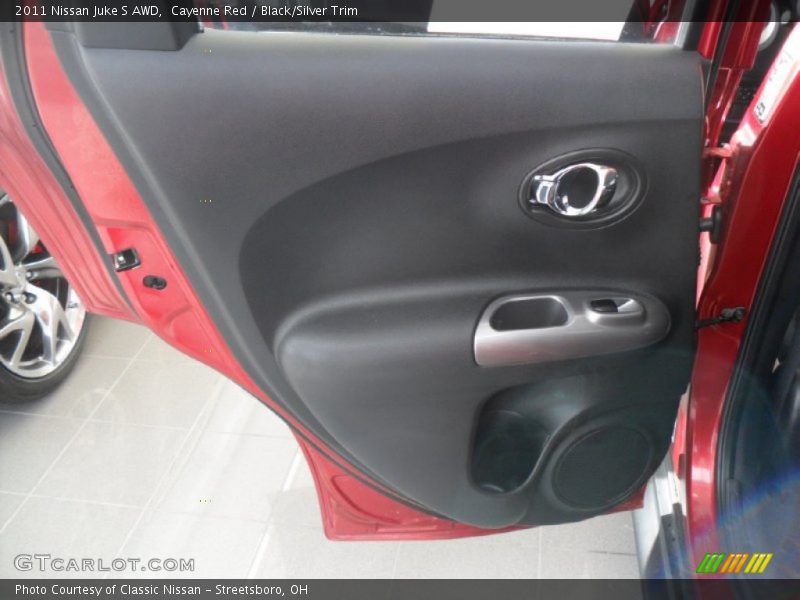 Cayenne Red / Black/Silver Trim 2011 Nissan Juke S AWD