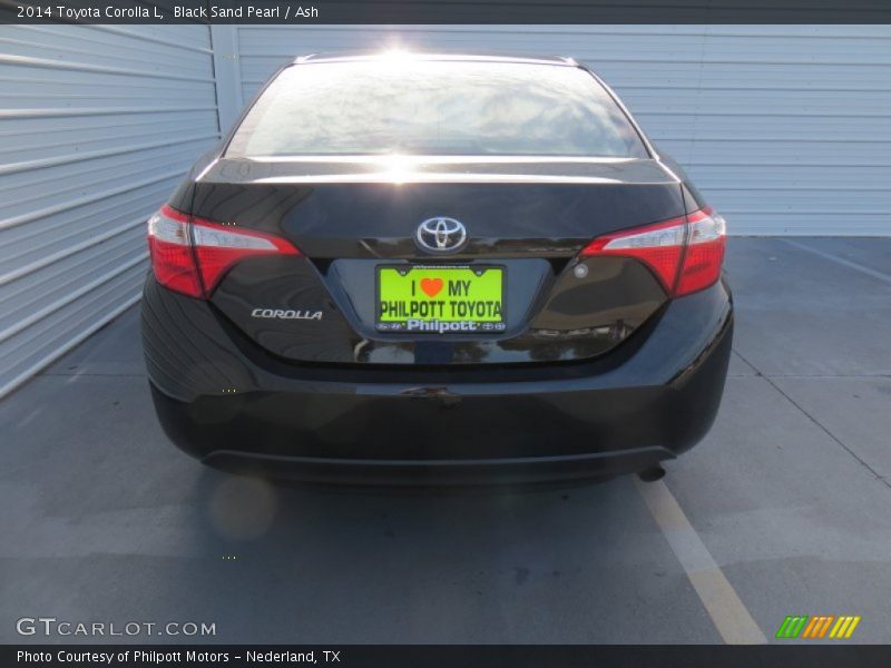 Black Sand Pearl / Ash 2014 Toyota Corolla L