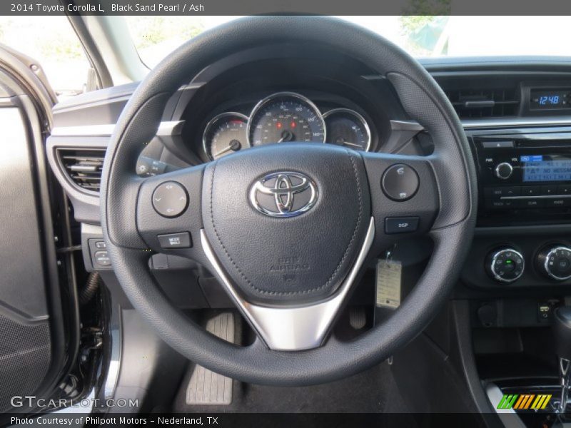 Black Sand Pearl / Ash 2014 Toyota Corolla L