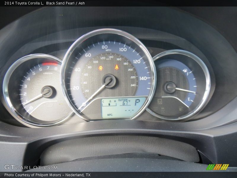 Black Sand Pearl / Ash 2014 Toyota Corolla L