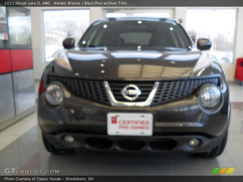 Metallic Bronze / Black/Red w/Silver Trim 2011 Nissan Juke SL AWD