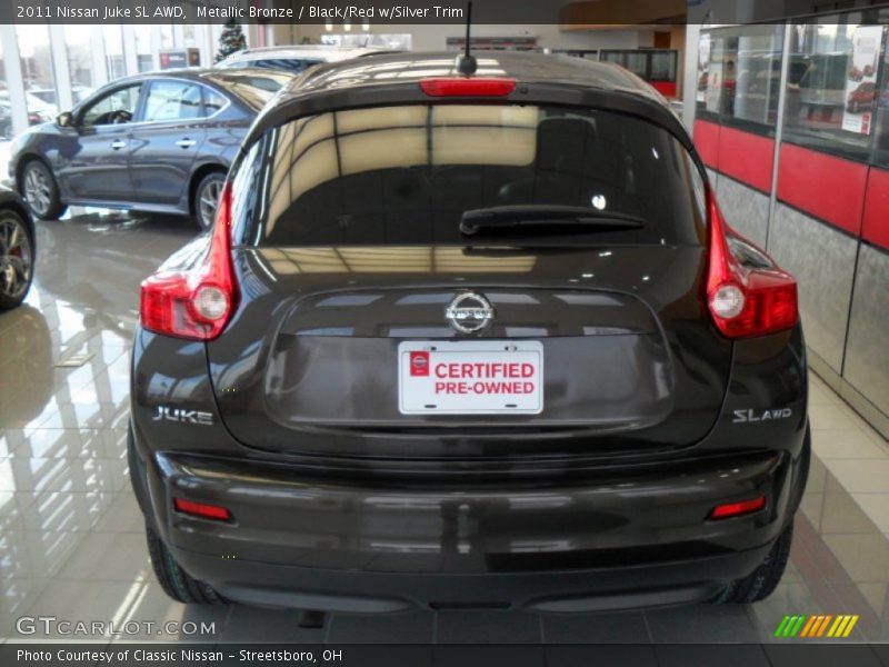 Metallic Bronze / Black/Red w/Silver Trim 2011 Nissan Juke SL AWD