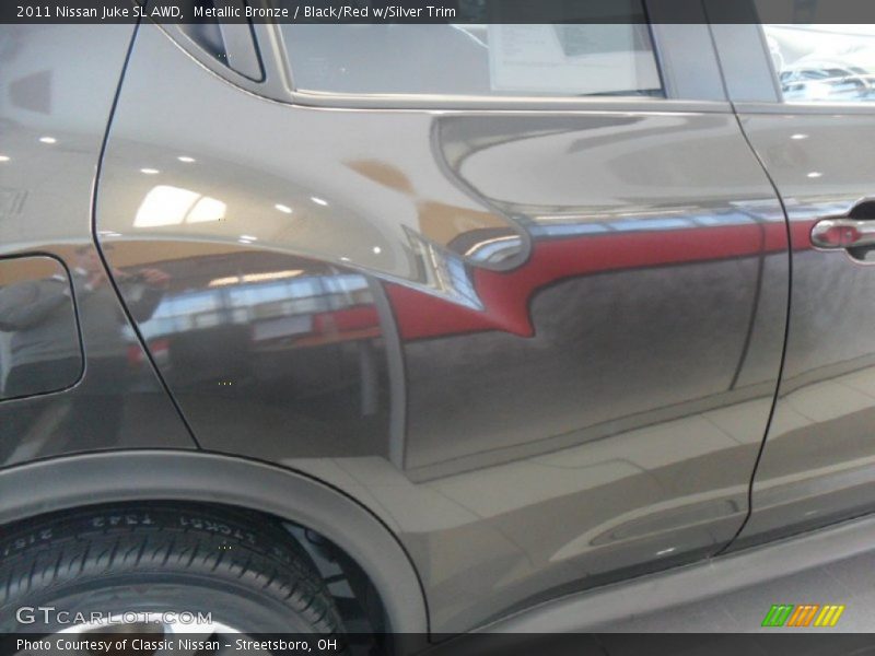 Metallic Bronze / Black/Red w/Silver Trim 2011 Nissan Juke SL AWD