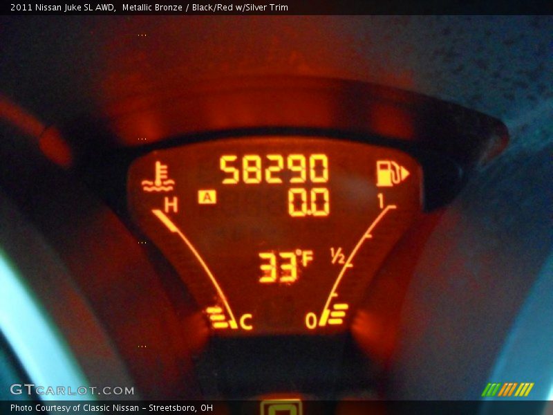 Metallic Bronze / Black/Red w/Silver Trim 2011 Nissan Juke SL AWD