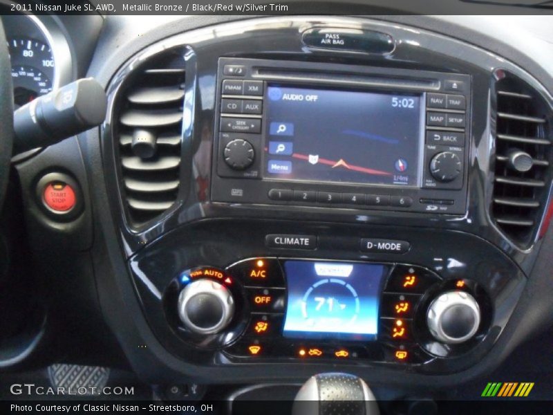 Metallic Bronze / Black/Red w/Silver Trim 2011 Nissan Juke SL AWD