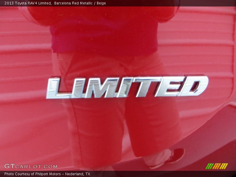 Barcelona Red Metallic / Beige 2013 Toyota RAV4 Limited