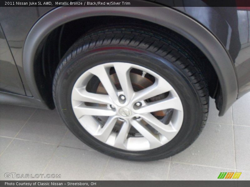 Metallic Bronze / Black/Red w/Silver Trim 2011 Nissan Juke SL AWD