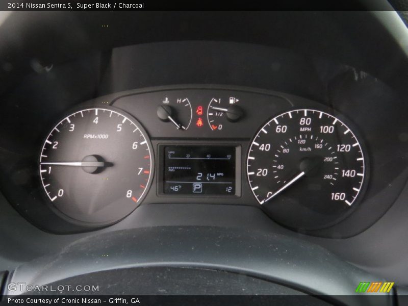 Super Black / Charcoal 2014 Nissan Sentra S