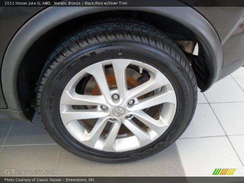 Metallic Bronze / Black/Red w/Silver Trim 2011 Nissan Juke SL AWD