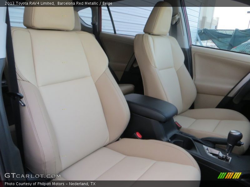 Barcelona Red Metallic / Beige 2013 Toyota RAV4 Limited