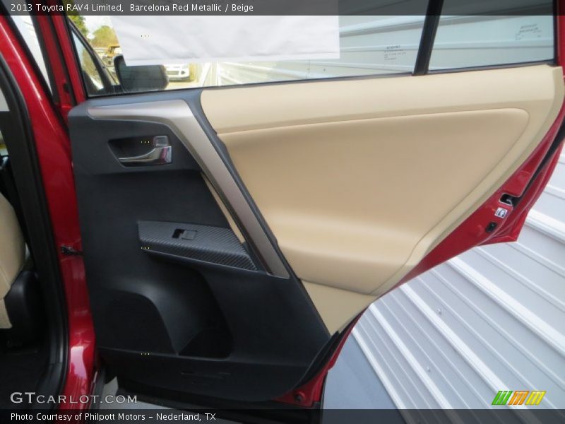 Barcelona Red Metallic / Beige 2013 Toyota RAV4 Limited