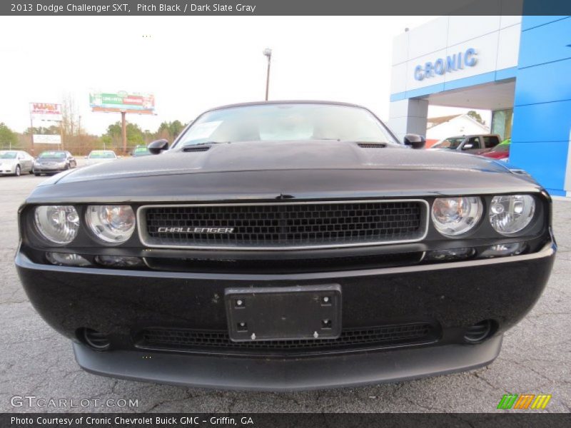 Pitch Black / Dark Slate Gray 2013 Dodge Challenger SXT