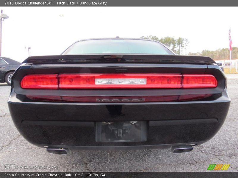 Pitch Black / Dark Slate Gray 2013 Dodge Challenger SXT