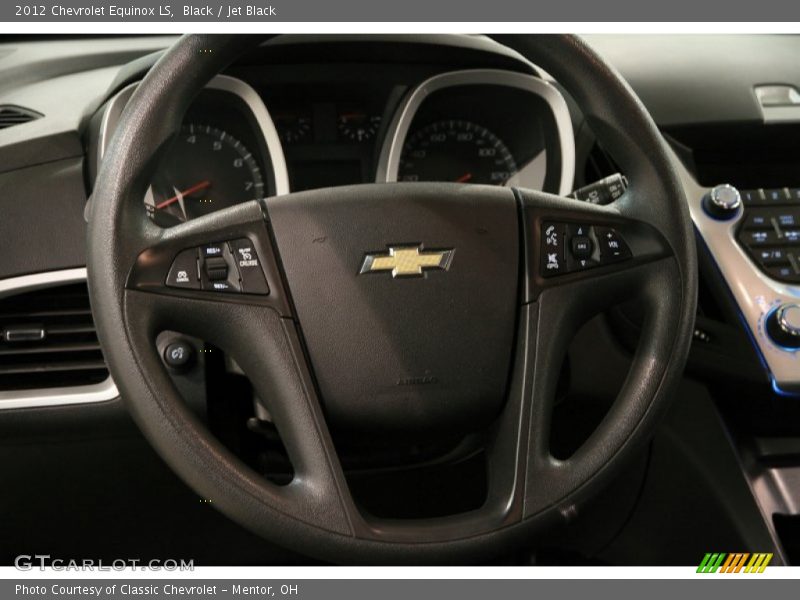 Black / Jet Black 2012 Chevrolet Equinox LS