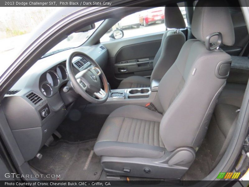 Pitch Black / Dark Slate Gray 2013 Dodge Challenger SXT