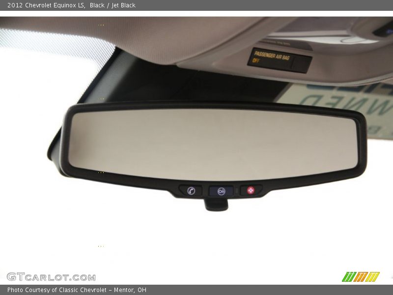 Black / Jet Black 2012 Chevrolet Equinox LS